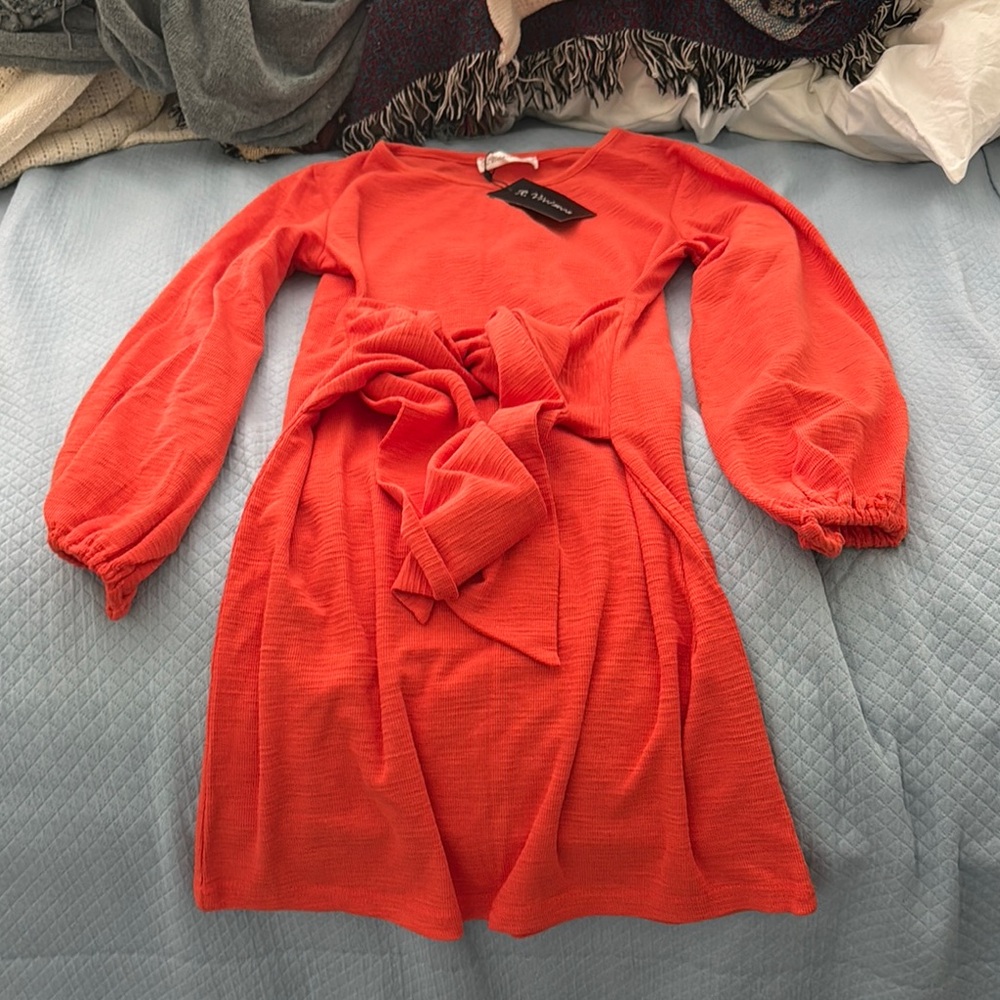 Elegant Orange Dress